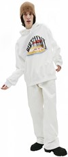 Doublet White Embroidered Birthday Hoodie 190772